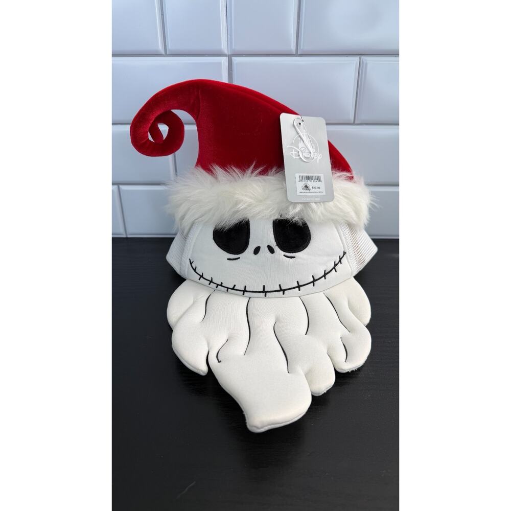 NEW Disney Parks Nightmare Before Christmas - Santa Jack Skellington Cap